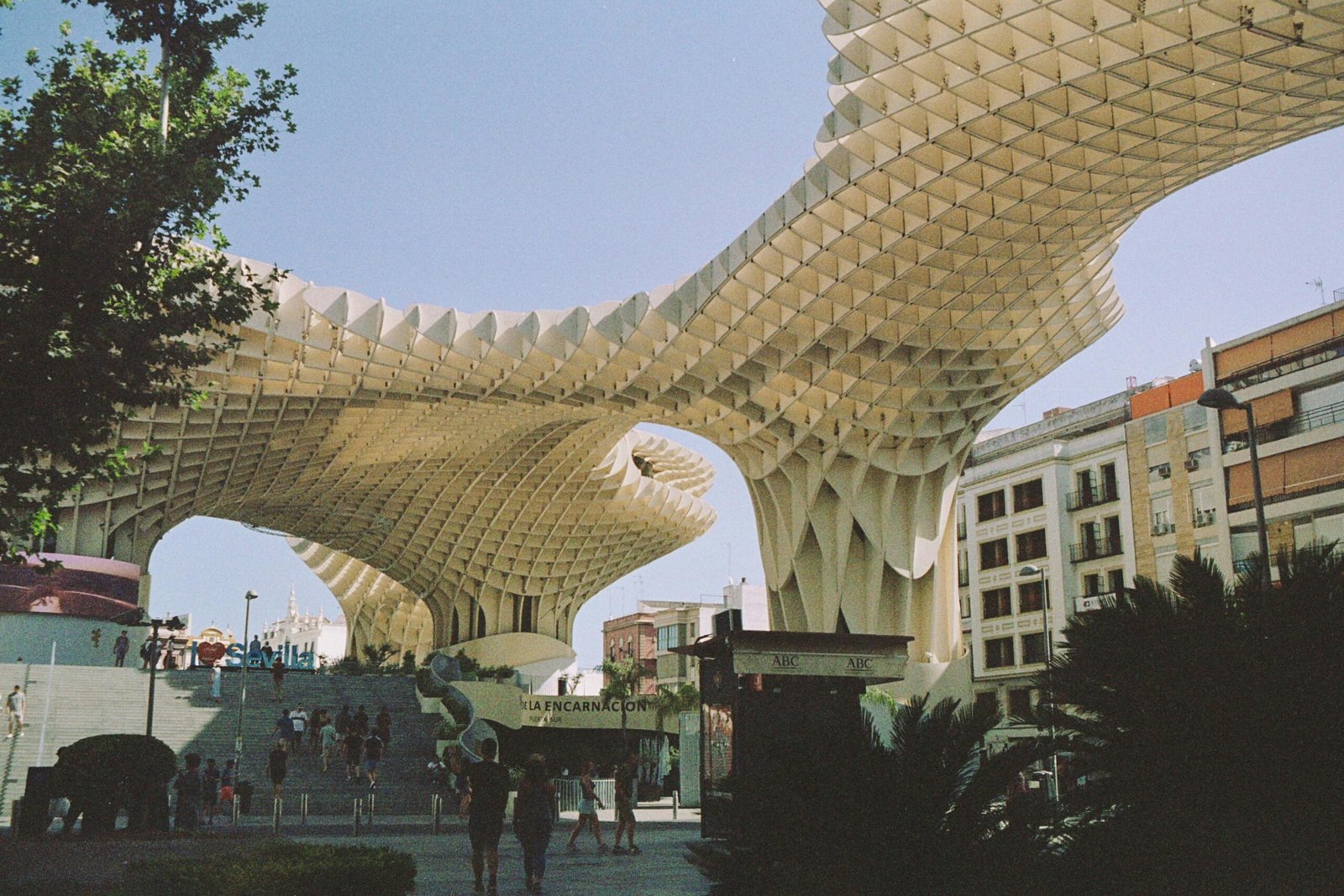 Modern public space in a major city where people gather and explore for free