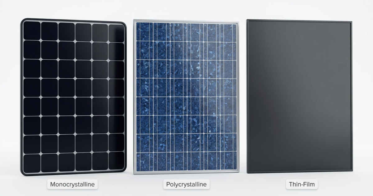 Types of Solar Panels Explained
